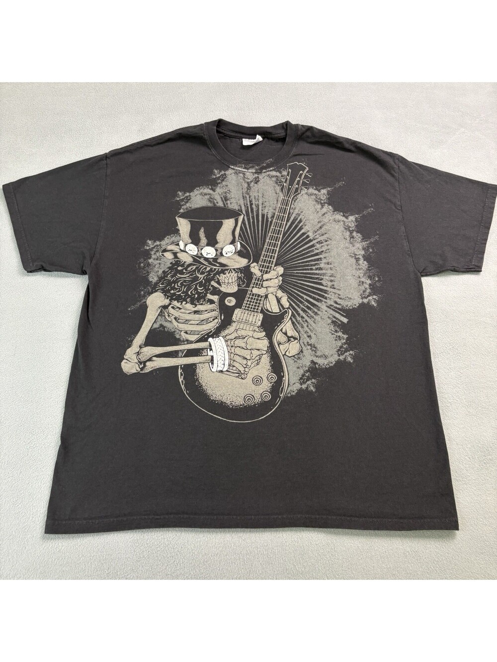 Vintage Y2K Guns N Roses Slash T Shirt Size XL Black